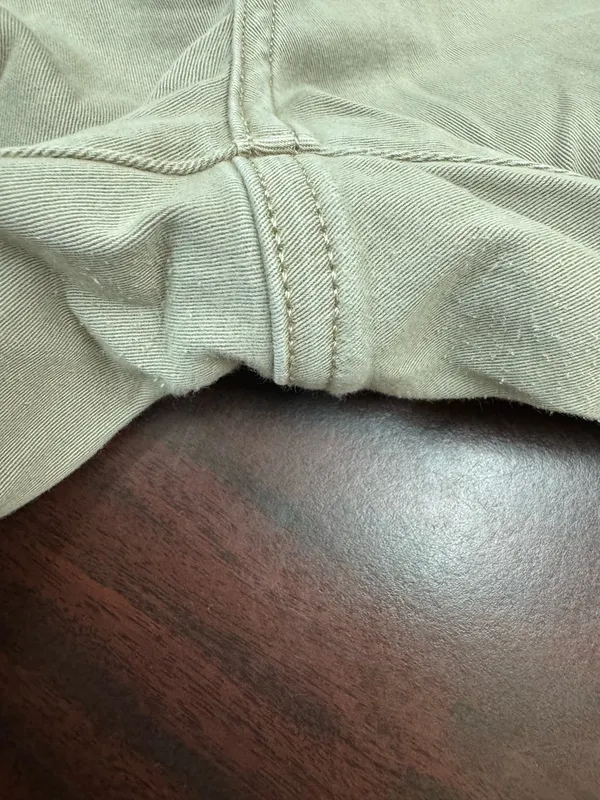 American Eagle Stretch High-Rise Kick Boot Khaki Pants Size 10 - Image 6