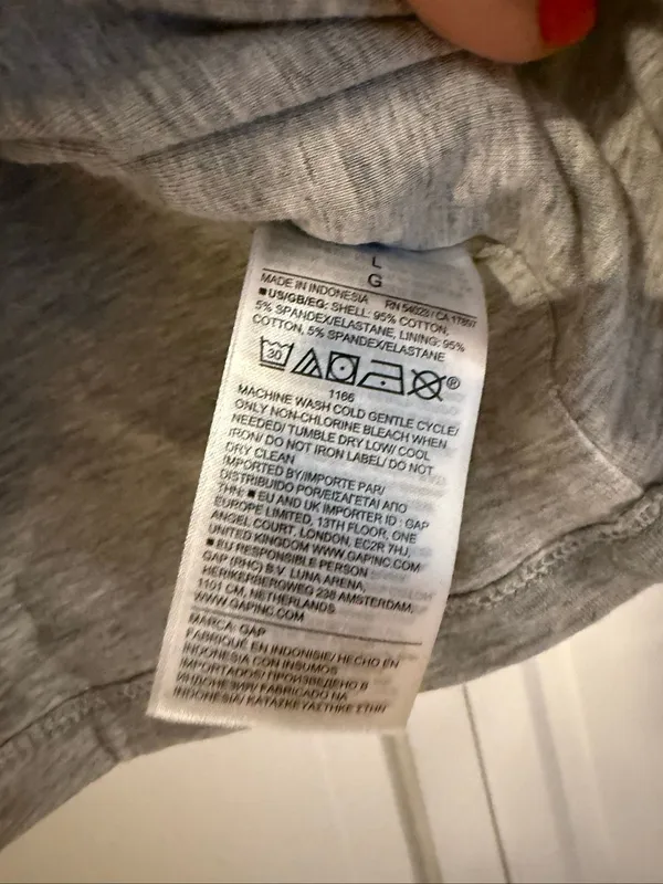 Gap closeknit grey tank jersey size large - Image 4