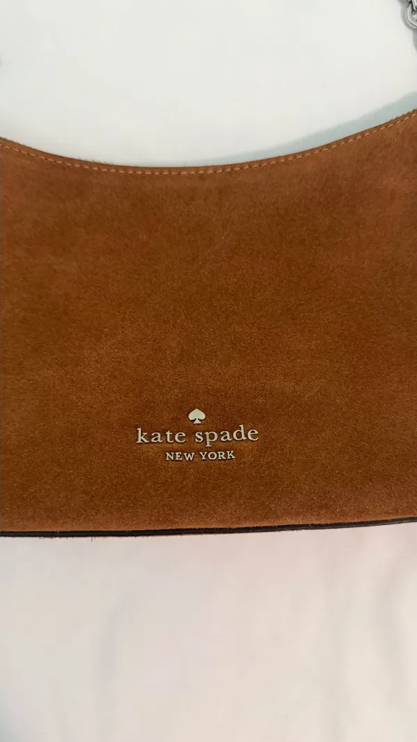 Brown Suede Kate Spade Bag - Image 2