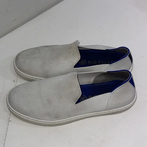 Rothys Shoes White The Original‎ Slip On Sneaker Comfort Flat Walking Womens 6.5 - Image 6