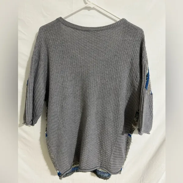 Free People Fair Isle Sequin Sweater‎ Size Small - Image 6