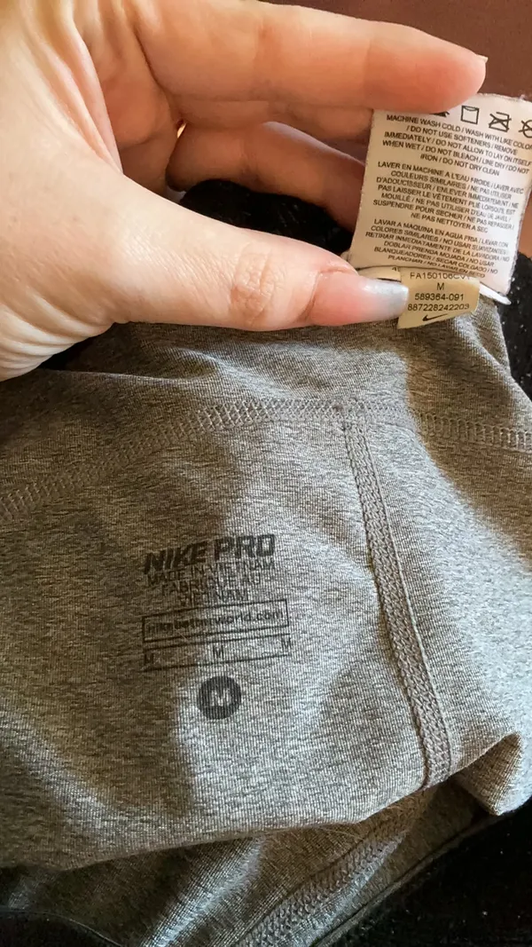 Grey Nike Pro Spandex - Image 3