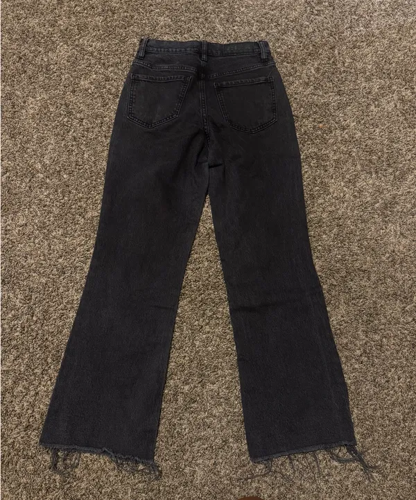 PacSun Stretch Crop Boot Jeans Black - Image 3