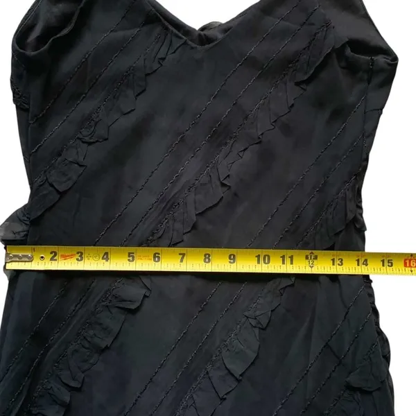 Princess Polly Lars Maxi Dress Womens 4 Black Ruffle Tiered Whimsigoth Grunge - Image 8