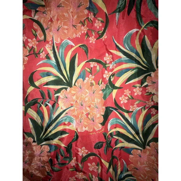 NWT farm rio pineapple bloom red Midi Dress M - Image 13
