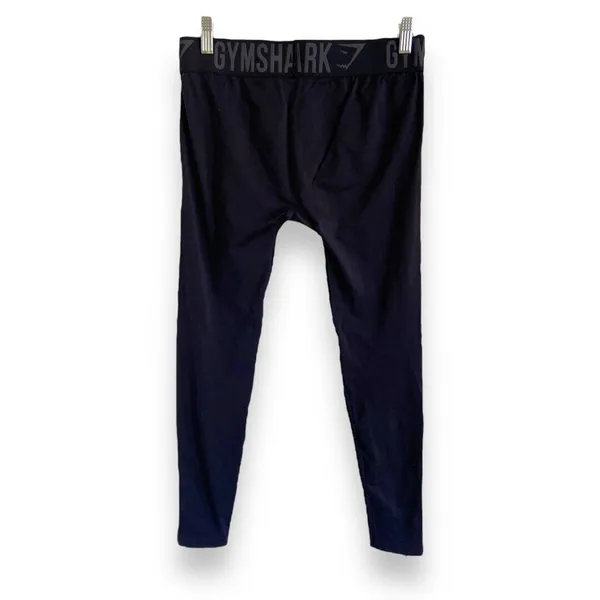 Gymshark‎ Womens Leggings Sz M Seamless Black Cropped Length - Image 3