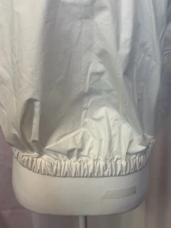 Zara White Sleeveless Button-Down Shirt with Elastic Hem - Image 6