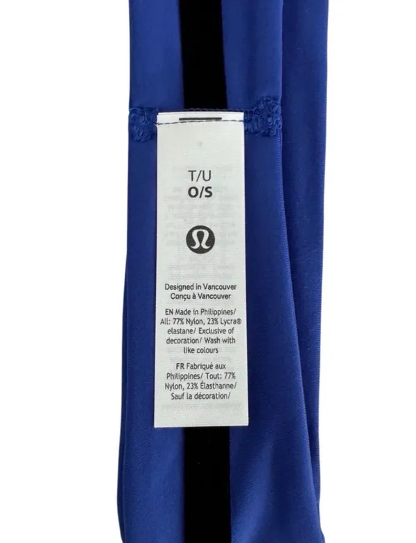Lululemon Women's Luxtreme Training Headband Beach Ball Blue - Image 11