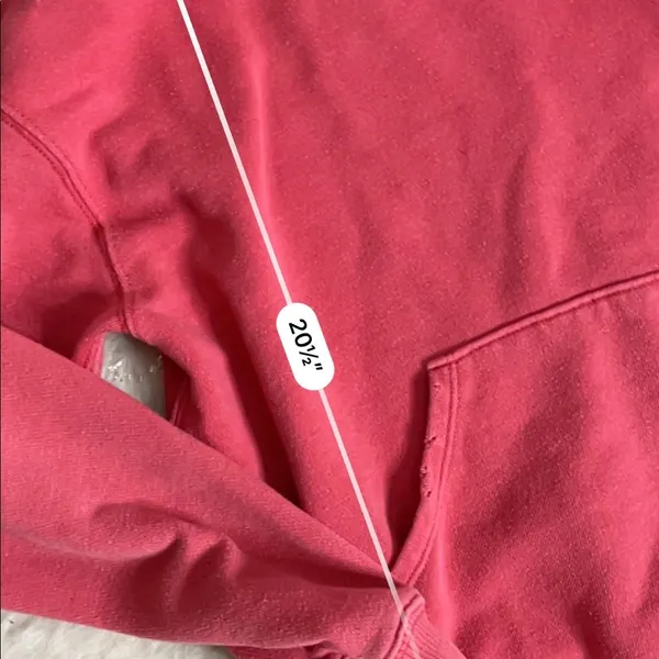 Aerie red oversized hoodie - Image 2