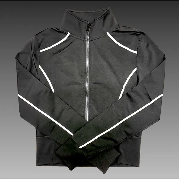*NWT* black & white slim fit‎ athletic jacket sz xs - Image 5