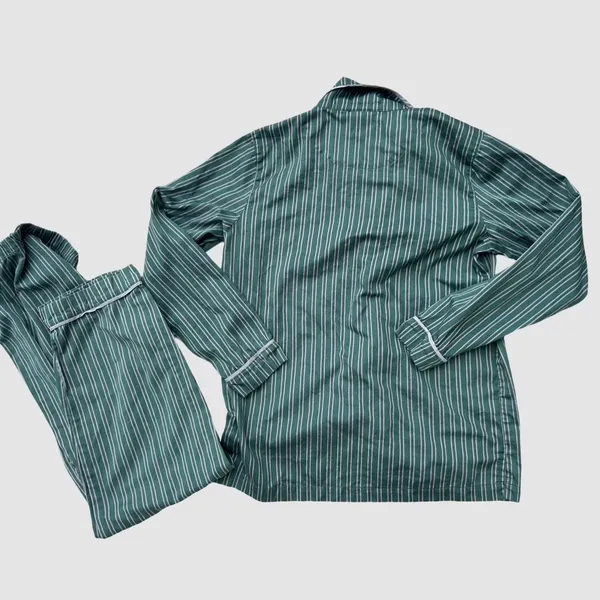 Slytherin Pajama Set Harry Potter x Pottery Barn Teen Size XS Green Button Down - Image 9