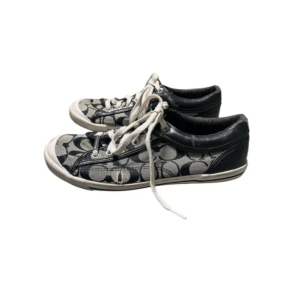 Coach New York Francesca Women Signature C Logo Lace Up Shoes Size 8.5B EU 38.5 - Image 3