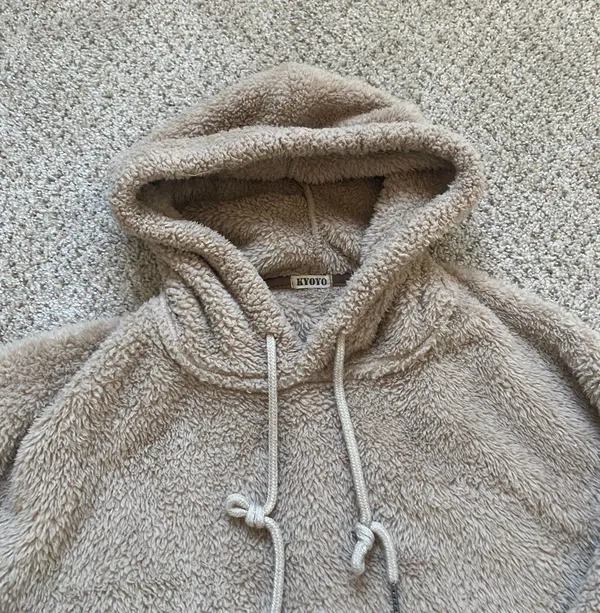 Boutique Cozy Crop Fleece Hoodie - Image 7