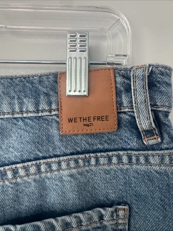 Free People We the Free Women's High Rise Flare Jeans Size 30 ButtonFly - Image 11