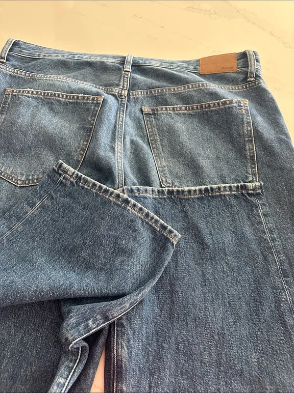 Madewell Low-Slung Straight‎ Jeans medium wash size 31 NWOT - Image 10