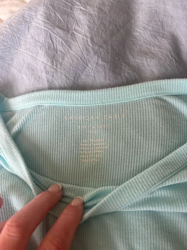 American Eagle Soft & Sexy Ribbed Top - Image 2