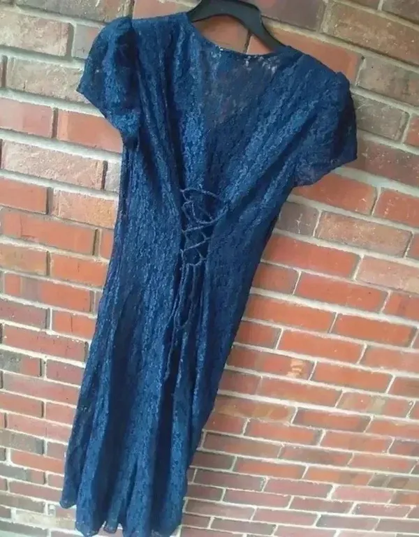 Siren vtg lace corset dress - Image 3