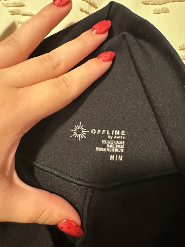 Aerie Flare Leggings Crossover - Image 2