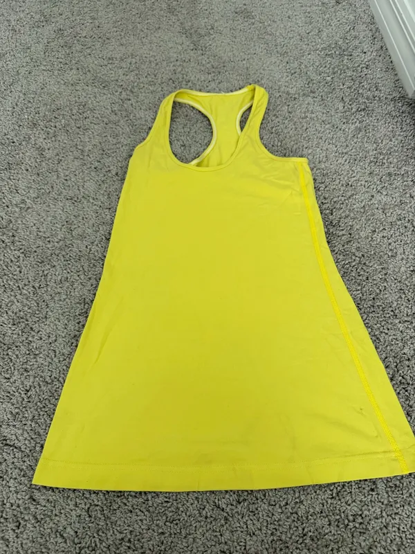 Lululemon yellow razor back tank  - Image 6