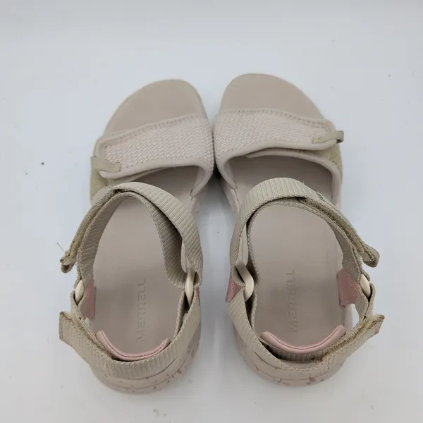 Merrell Bravada Backstrap Cord Wrap Women 6 Moon Beige Pink Sport Sandal J004538 - Image 6