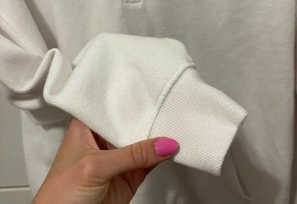 Aerie White Oversized Quarter Zip Pullover - Image 5