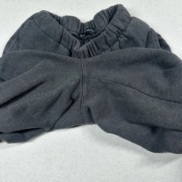 Brandy Melville Women’s Gray Sweatpants Joggers XS S Elastic Waist Fleece Lined - Image 3