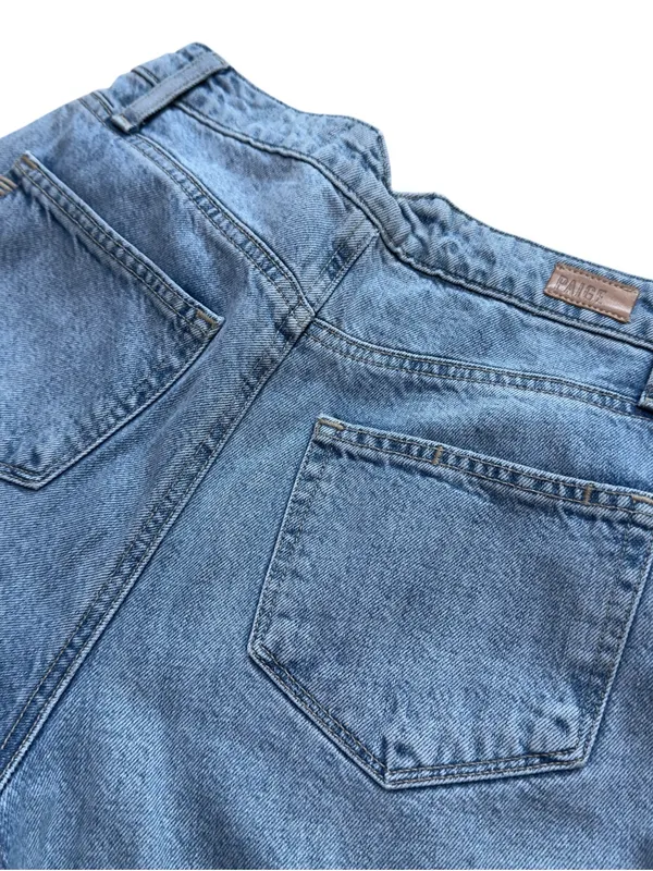 PAIGE Sarah Straight Ankle Jeans Women’s 25 Light Wash High Rise Cropped Denim - Image 13