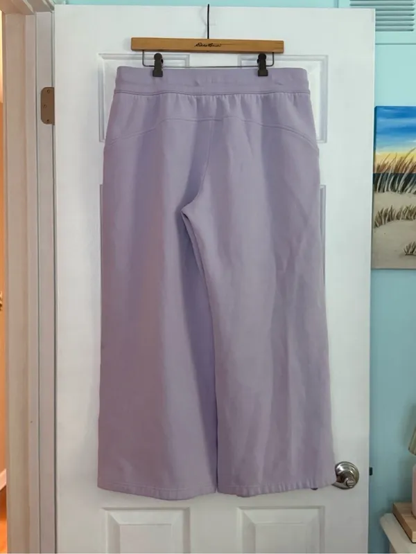 SET Lululemon Scuba Quarter Zip and Mid-Rise Wide-Leg Pant in Lilac Ether - Image 6