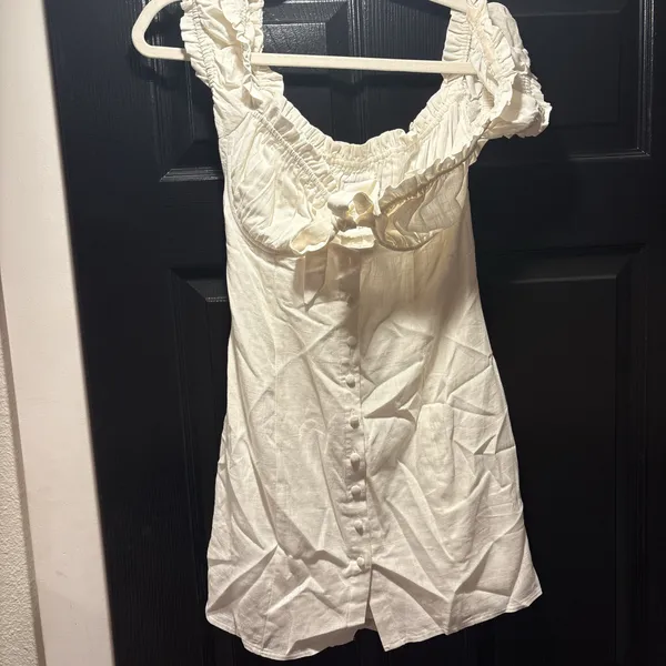 Princess Polly Elousie Mini dress White - Image 3
