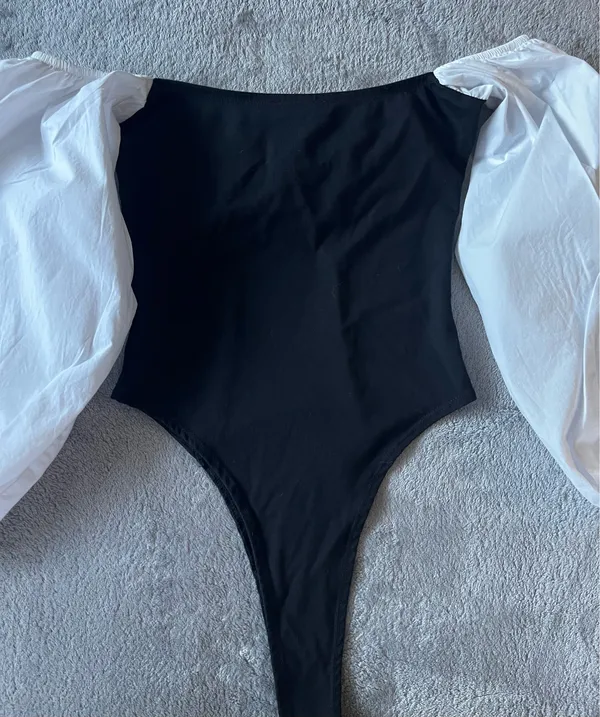 Adika Bodysuit Black & White - Image 8