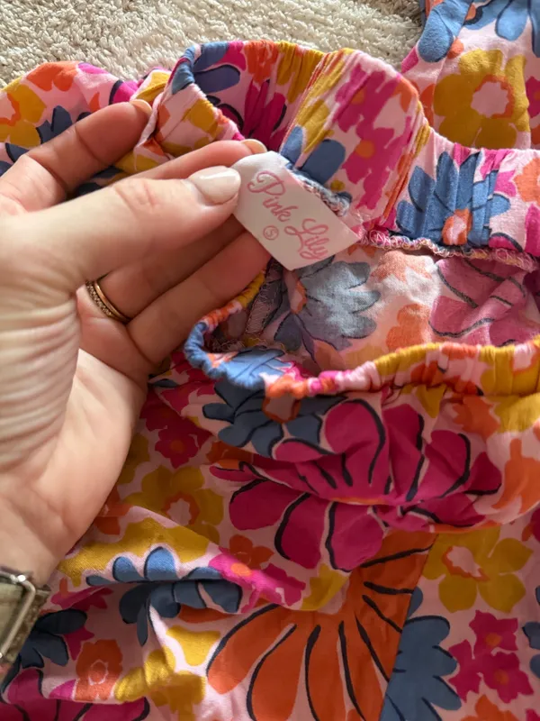 Pink Lily Floral Shirt - Image 4