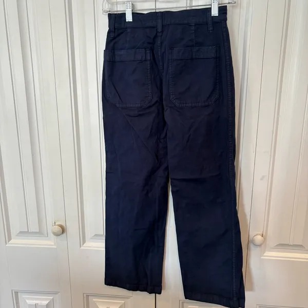 J. Crew Blue Slim‎ Wide Leg Pants Size 24 - Image 2