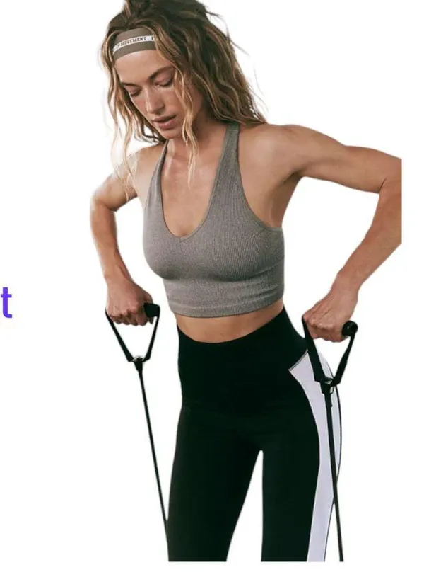 FP Movement Free Throw Crop OB916007 Coral Pink Size Large - Image 4