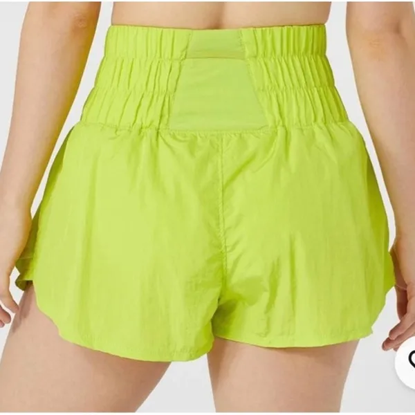 Free People Movement Way Home Skort Neon Green Athletic‎ Sz XS - Image 2