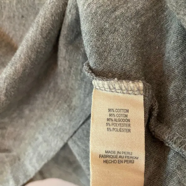 Life Is Good Gray Long Sleeve Tee Winter Ski Snow Loungewear Women's size Large - Image 9