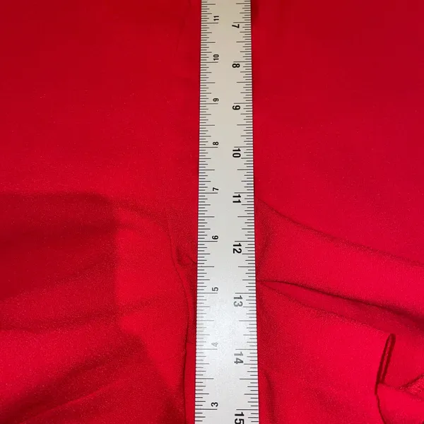 Mare Mare x Anthropologie Red High Waisted Shorts Size M Elastic Back Waist - Image 9