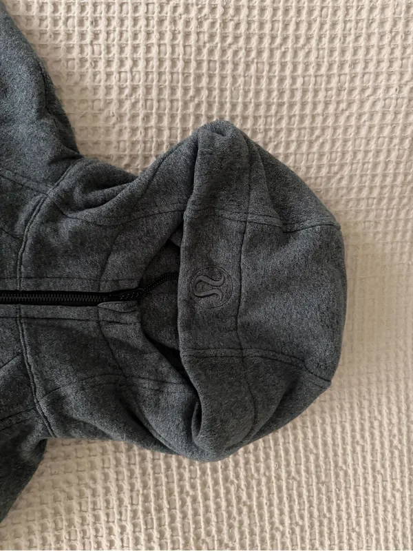Gray Lululemon Scuba Hoodie - Image 2
