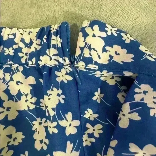 Women’s Floral Blue Allegra K Skirt - Image 9
