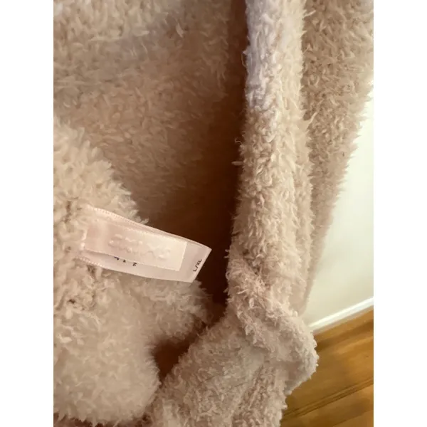 SKIMS Cozy Knit Pant Rose Clay Pink Fuzzy Boucle Lounge Pants L/XL High Waist - Image 2