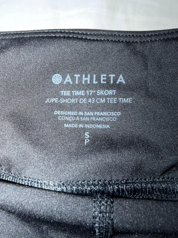Woman’s Athleta black golf skort- small - Image 9