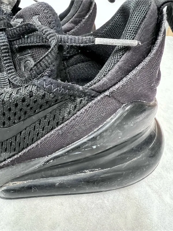 Nike Air Max 270 All-Black women’s 8 Athletic Sneakers - Image 7