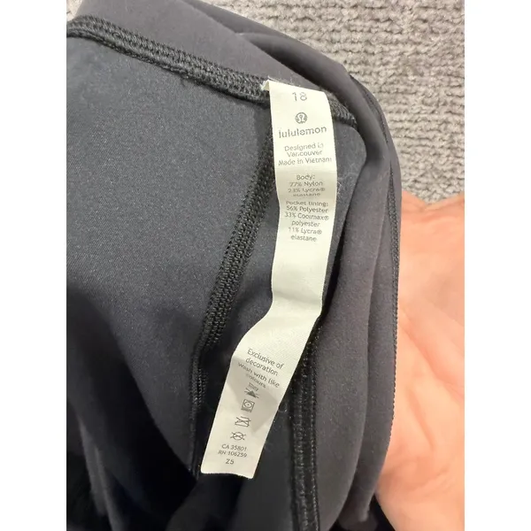 Lululemon Womens Leggings 18 Black Wunder Train High-Rise Crop 21 Activewear - Image 6
