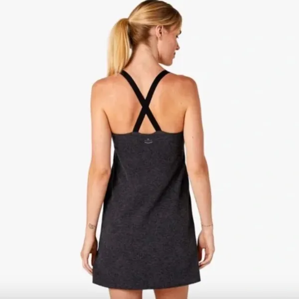 Beyond‎ Yoga Black Move It Dress in Black-Charcoal Sz XL - Image 2
