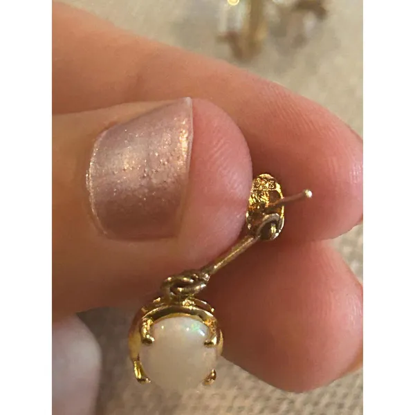 A271 1 inch 925 sterling silver gold tone - Image 5