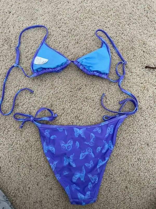 Wild Fable Butterfly Print Bikini Set - Image 4