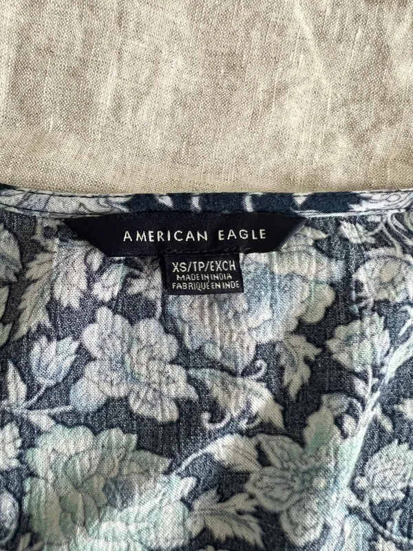 American Eagle Floral Bell Sleeve Top - Image 6
