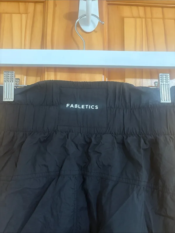 Fabletics Size XXS Black Windbreaker Jogger Sweatpants - Image 7