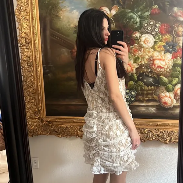 Lulus White Dress Size L - Image 3