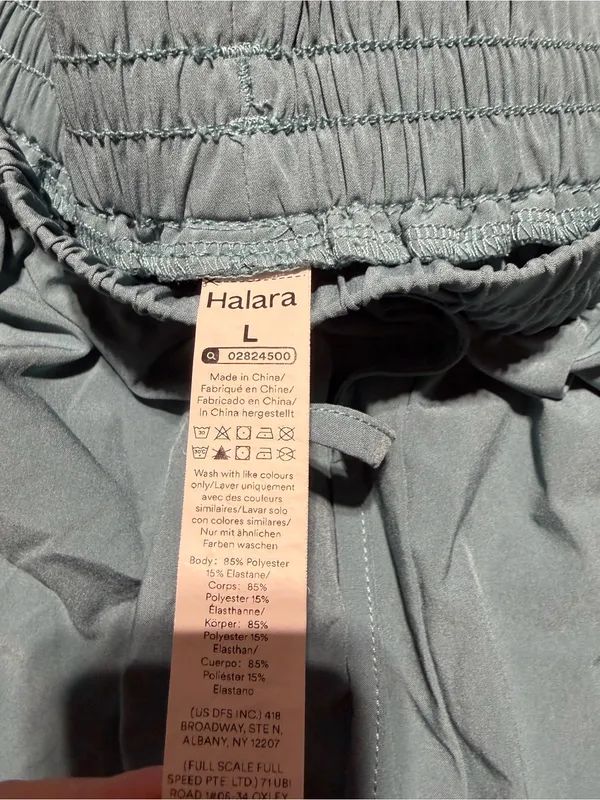Halara breezeful high waisted drawstring quick dry jogger mineral blue large - Image 4