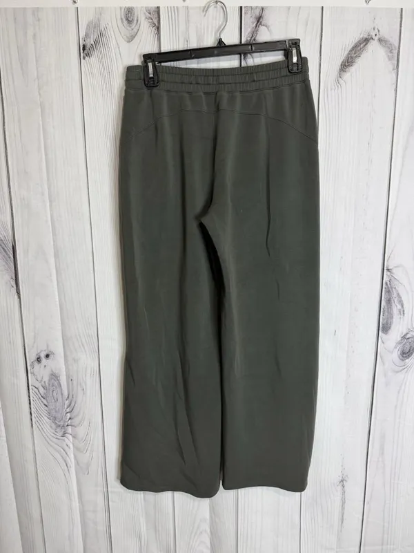 Spanx Air Essentials Wide Leg Pants Women's XL Dark Green Drawstring Lounge Soft - Image 4